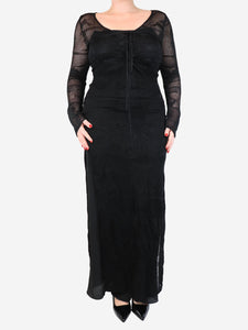 Melissa Odabash Black lurex beach cover-up - size L