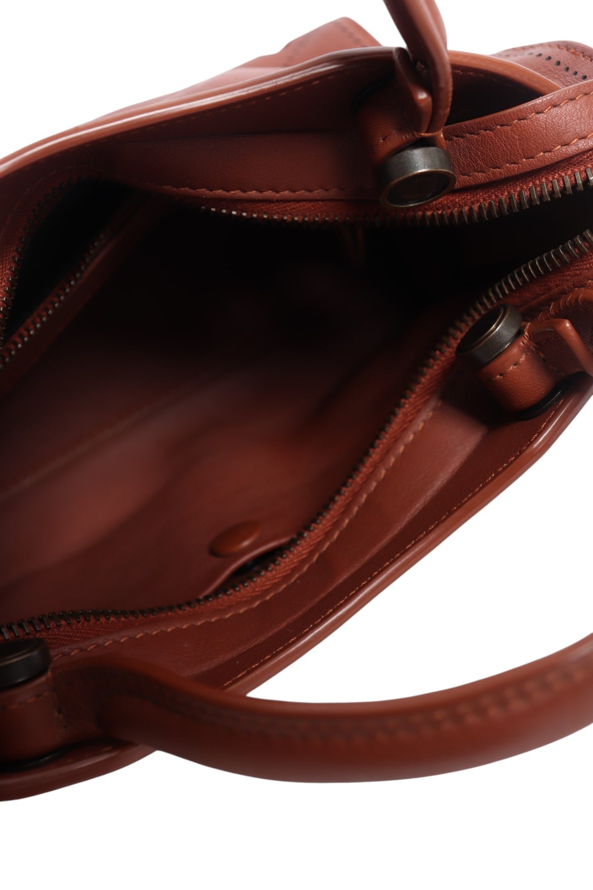 Brown mini City bag