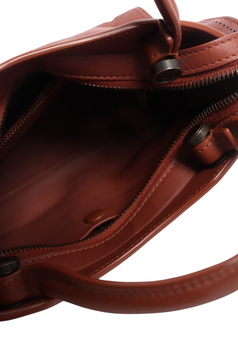 Brown mini City bag