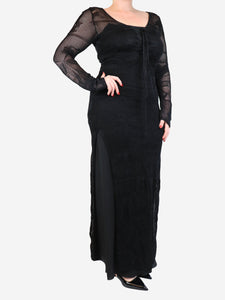 Melissa Odabash Black lurex beach cover-up - size L