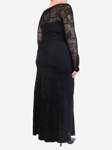 Melissa Odabash Black lurex beach cover-up - size L