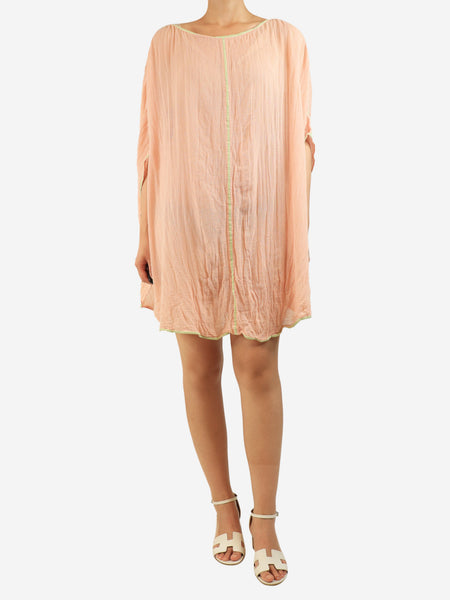 Peach short kaftan - One size product image