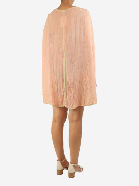 Peach short kaftan - One size alternate image