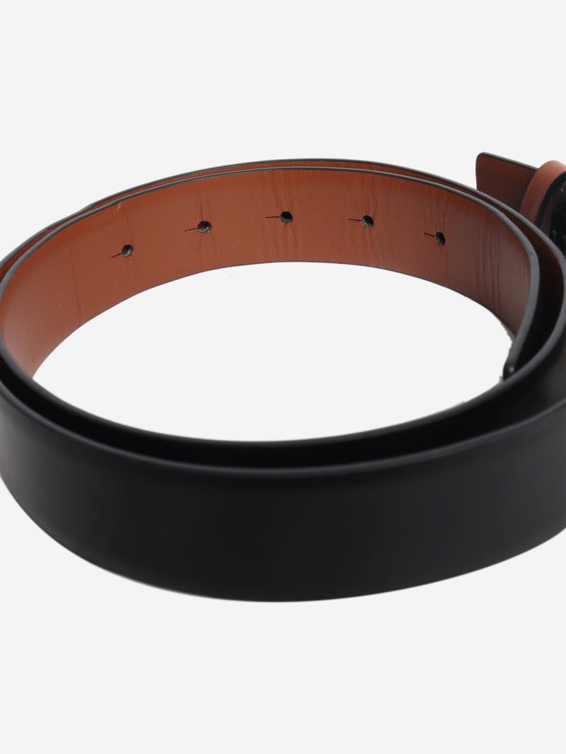 Black VLogo leather belt - size S Belts Valentino 