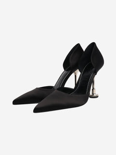 Black satin heels - size EU 39 Heels Staud 