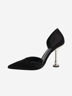 Black satin heels - size EU 39 Heels Staud 