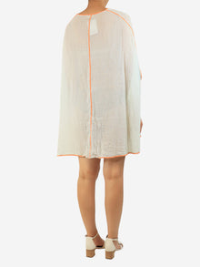 Pale blue short kaftan - One size Beachwear Ambas 