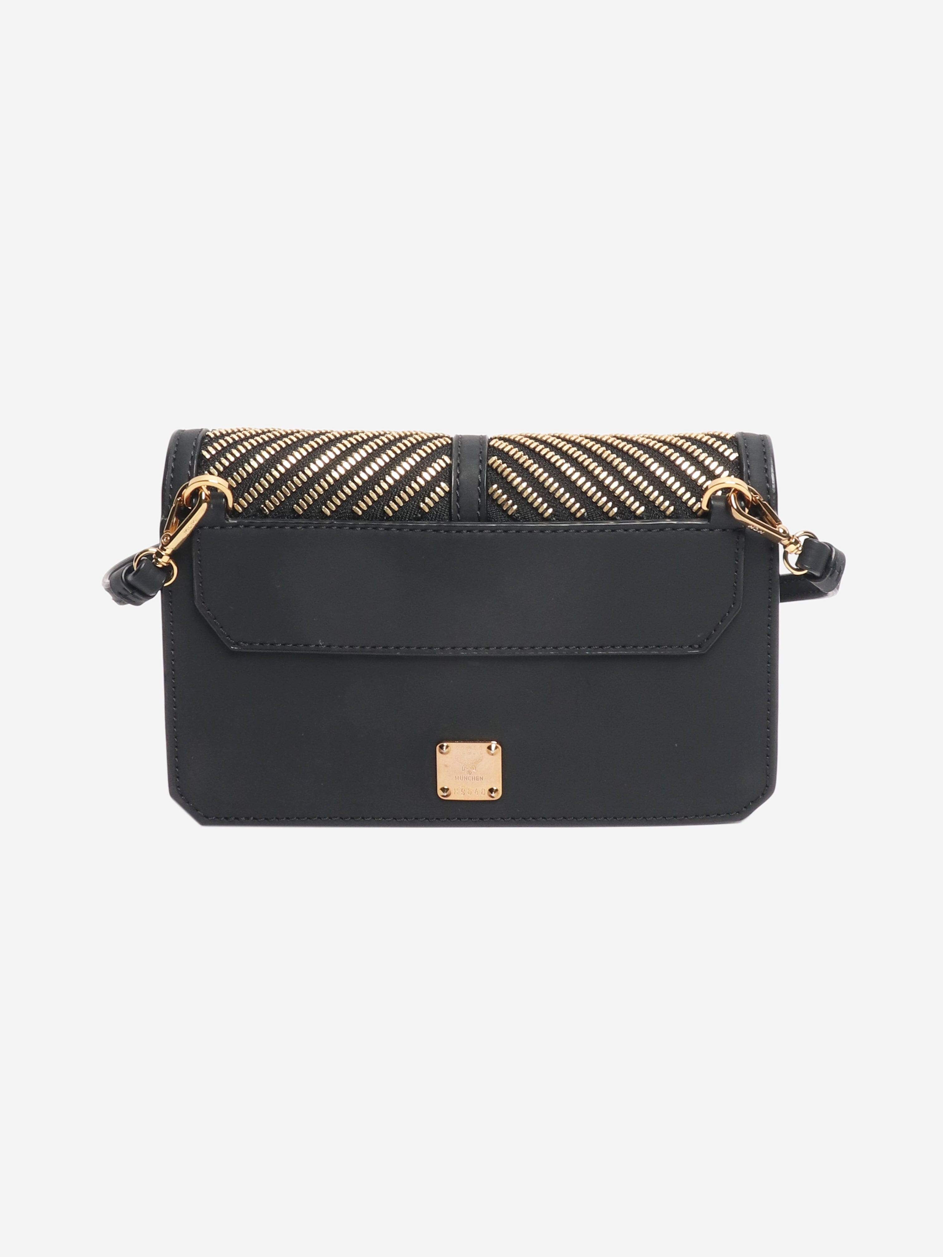 Black zip detail cross-body bag Cross-body bags MCM 