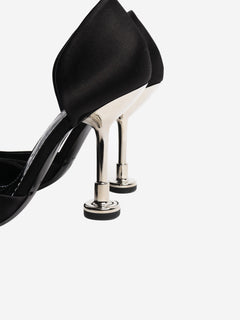 Black satin heels - size EU 39 Heels Staud 
