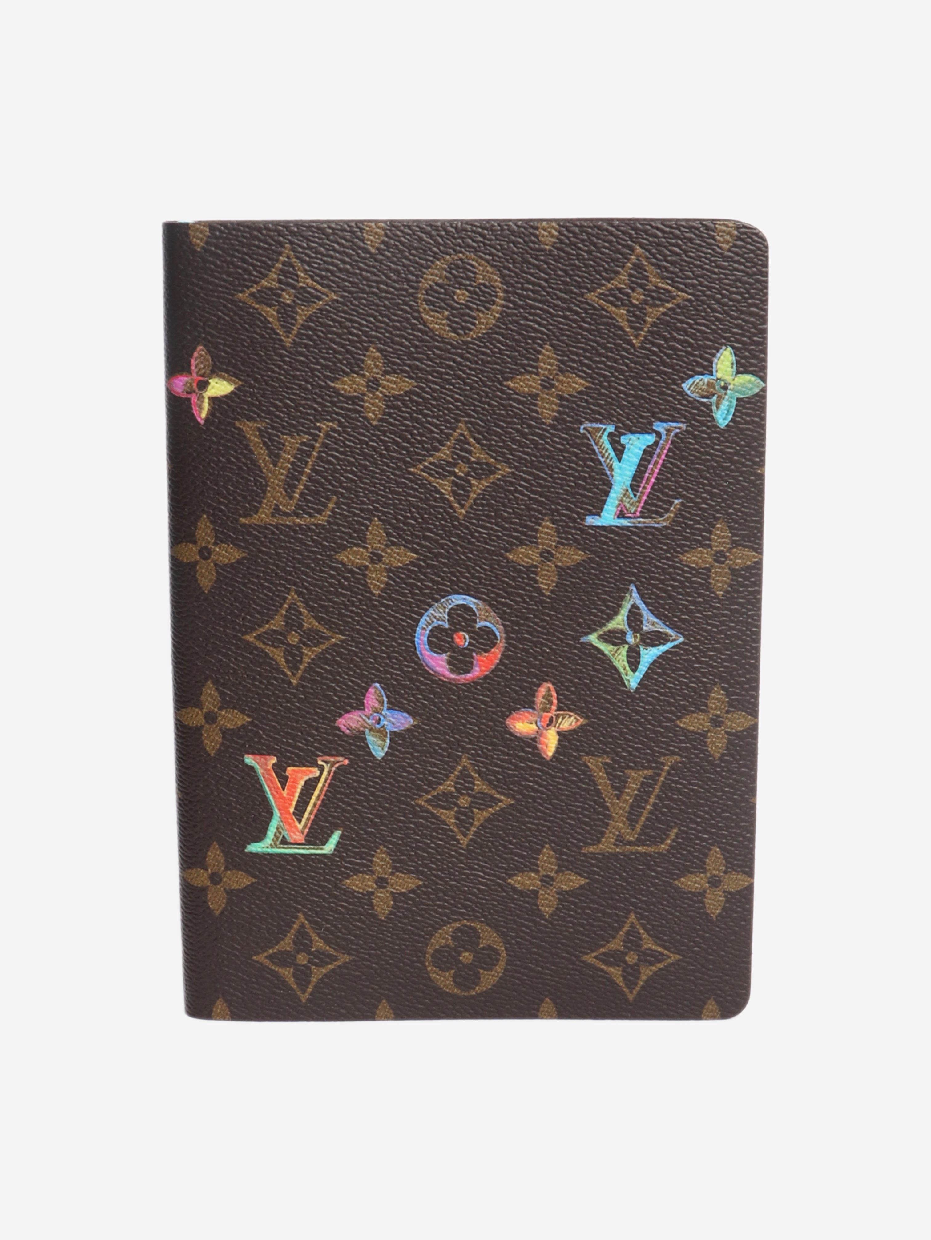 Brown Monogram A5 lined notebook
