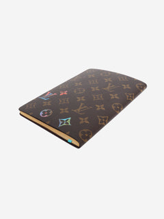 Brown Monogram A5 lined notebook