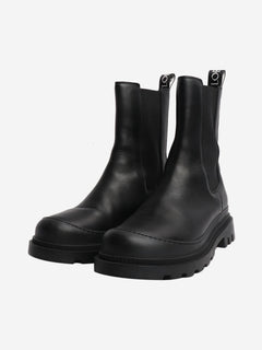 Black leather chelsea boots - size EU 37 (UK 4) Boots Loewe 
