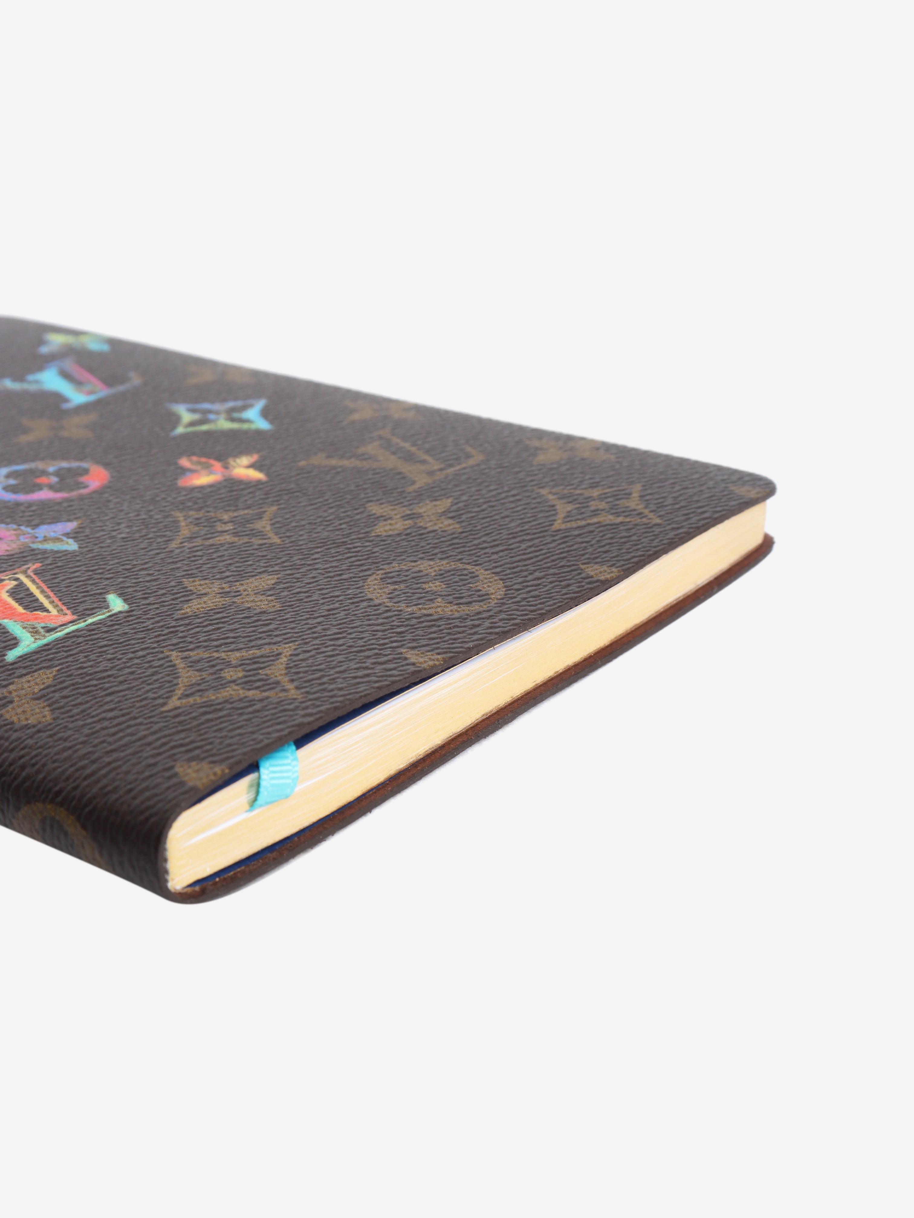 Brown Monogram A5 lined notebook