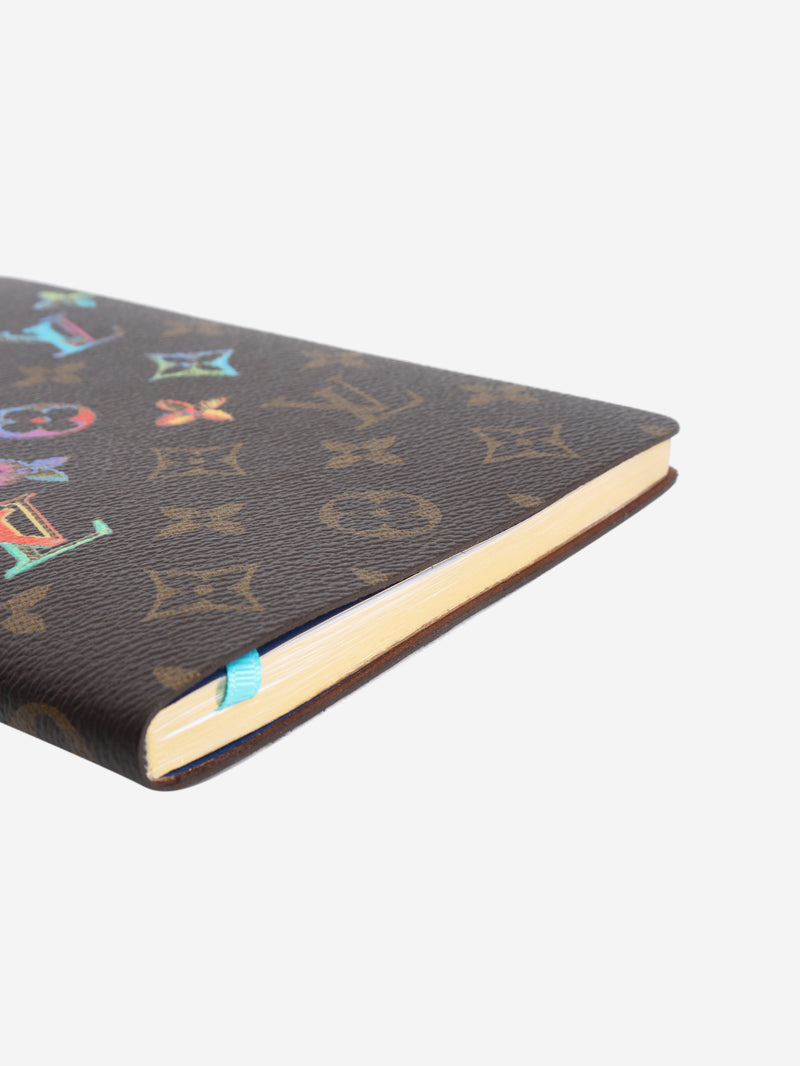 Brown Monogram A5 lined notebook