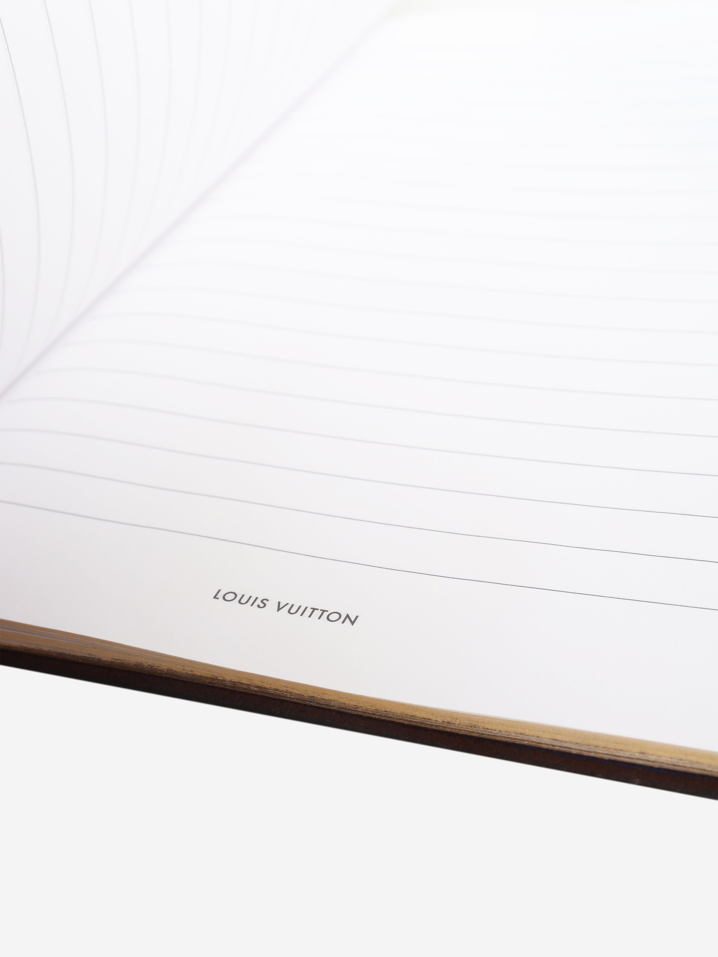 Brown Monogram A5 lined notebook