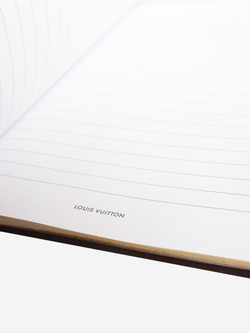 Brown Monogram A5 lined notebook
