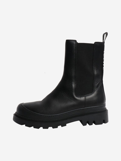 Black leather chelsea boots - size EU 37 (UK 4) Boots Loewe 