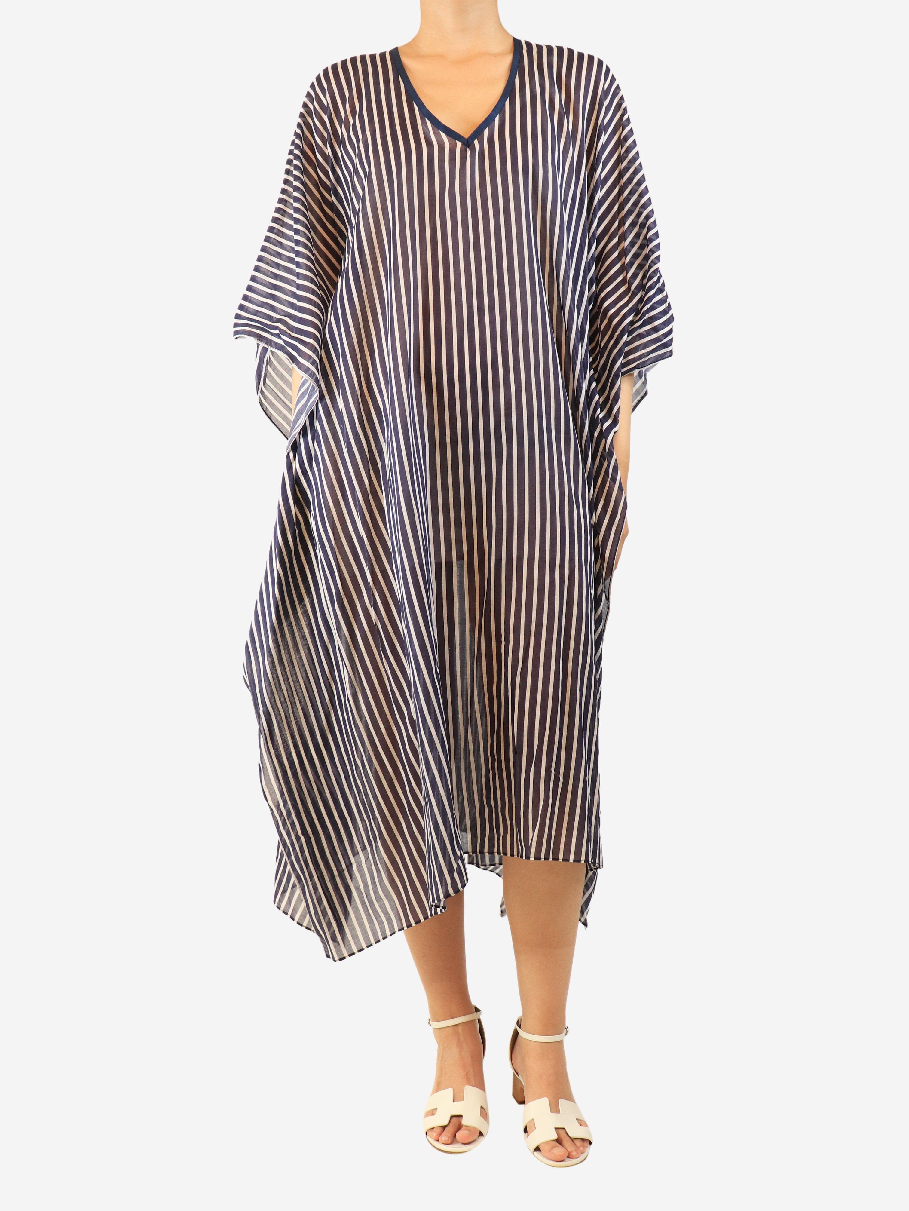 Navy striped cover-up - size M Beachwear Max Mara Leisure 