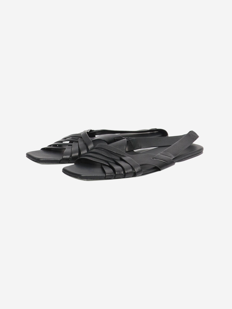 Black Meera slingback sandals - size EU 40 Flat Sandals The Row 
