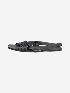 The Row Black Meera slingback sandals - size EU 40