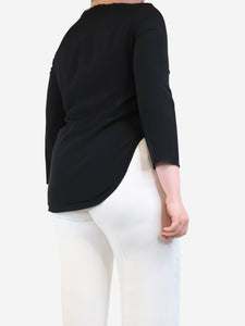 Chloe Black silk blouse - size UK 12