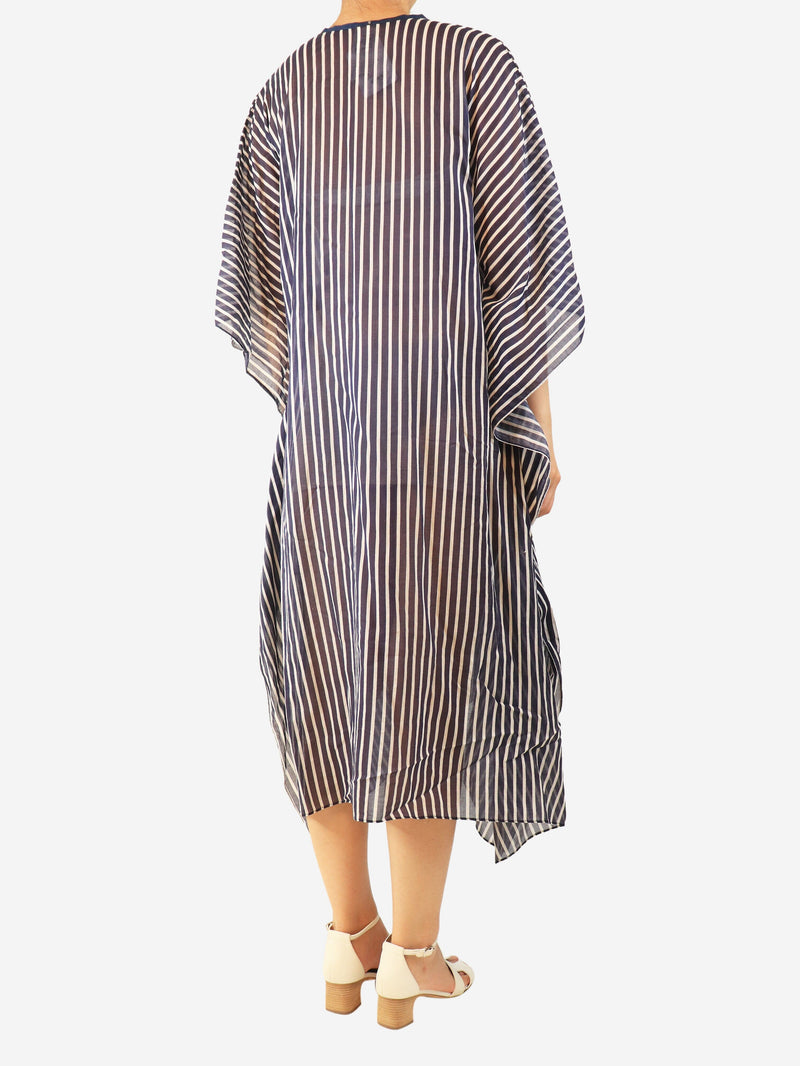 Navy striped cover-up - size M Beachwear Max Mara Leisure 