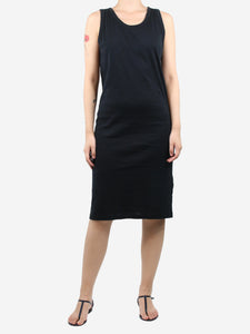 Ann Demeulemeester Black sleeveless midi tank dress - size M