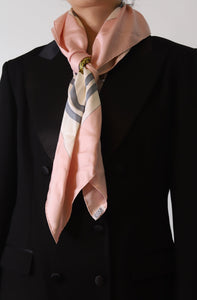 Hermes Pink silk Brides de Gala scarf