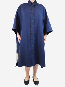 Joseph Navy blue shirt dress - S/M