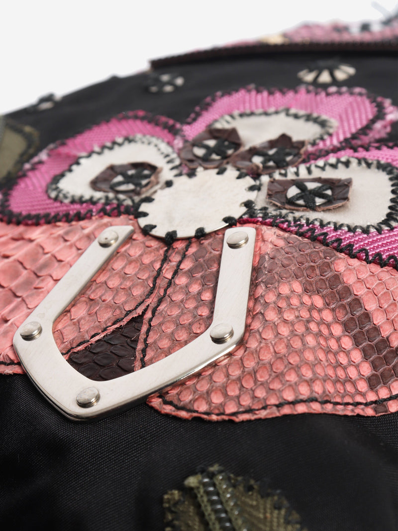 Black nylon patchwork cross body bag Cross-body Bags Prada 