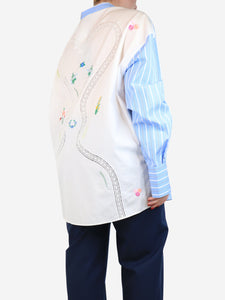 Weekend Max Mara Blue Nadar stripe shirt