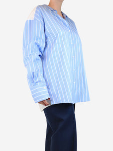 Weekend Max Mara Blue Nadar stripe shirt