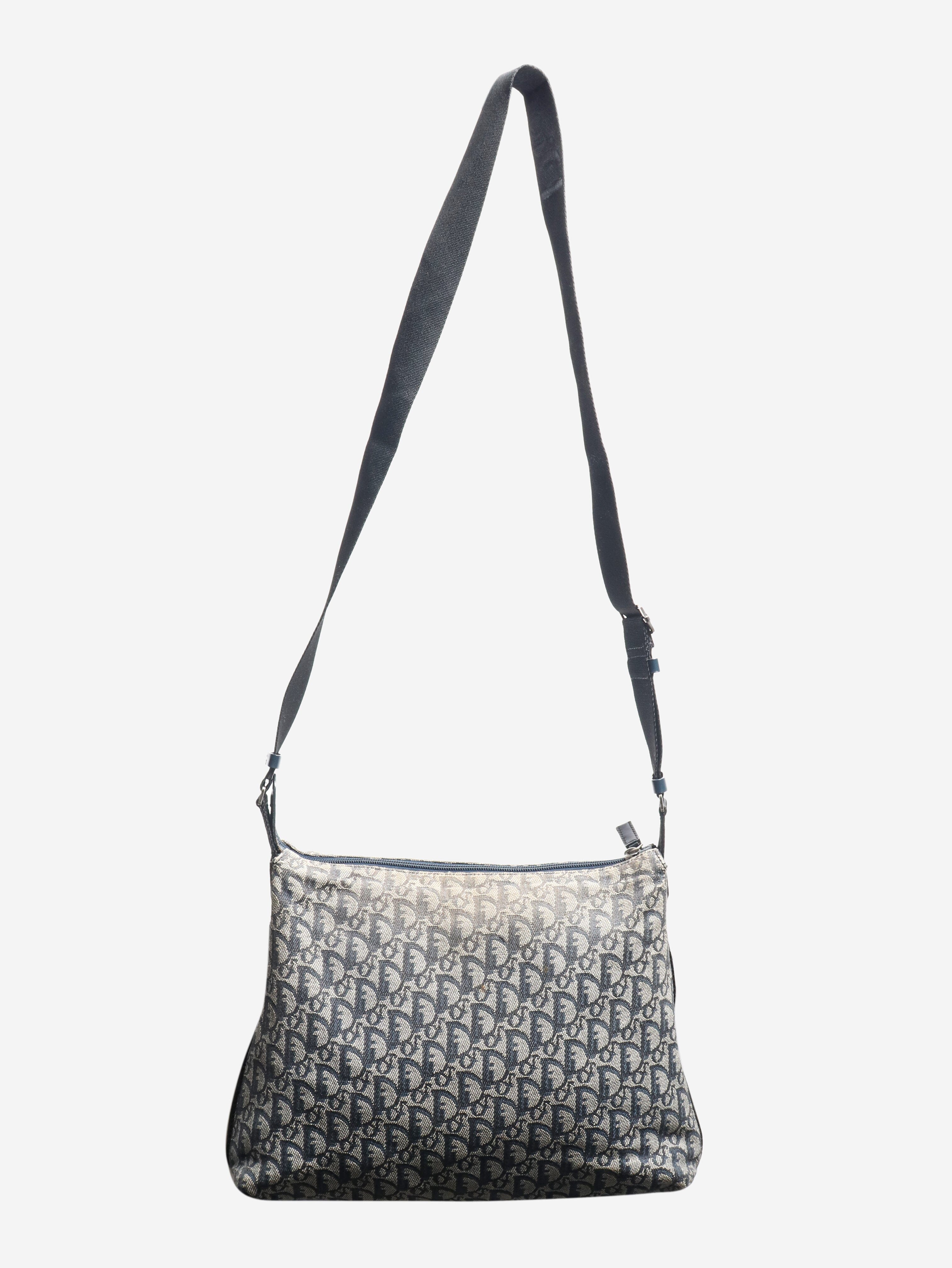 Blue vintage 2001 Trotter canvas shoulder bag Shoulder bags Dior 