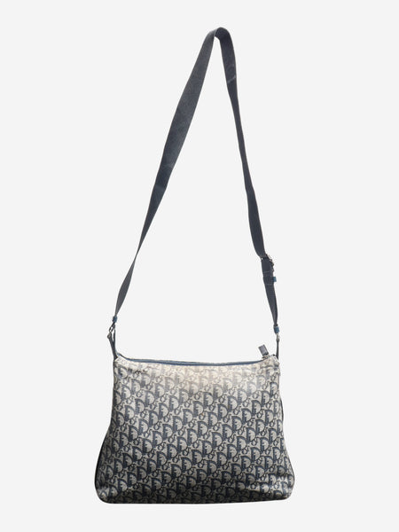 Blue vintage 2001 Trotter canvas shoulder bag alternate image
