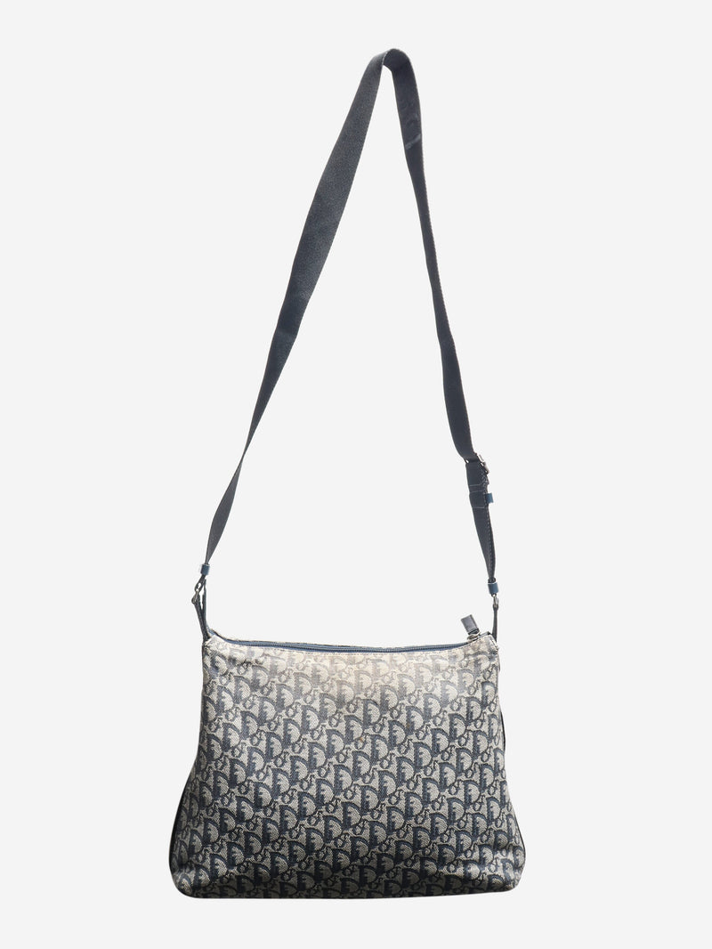 Blue vintage 2001 Trotter canvas shoulder bag Shoulder bags Dior 