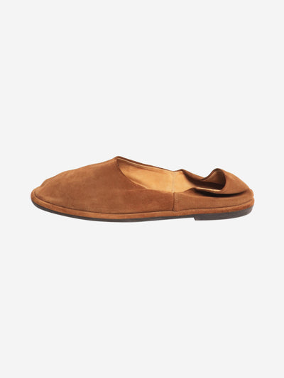 Brown suede flat shoes - size EU 37 (UK 4) Flat Shoes The Row 