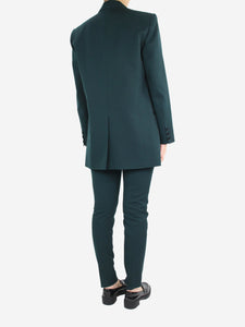Isabel Marant Dark green wool blazer and trouser set - size UK 6