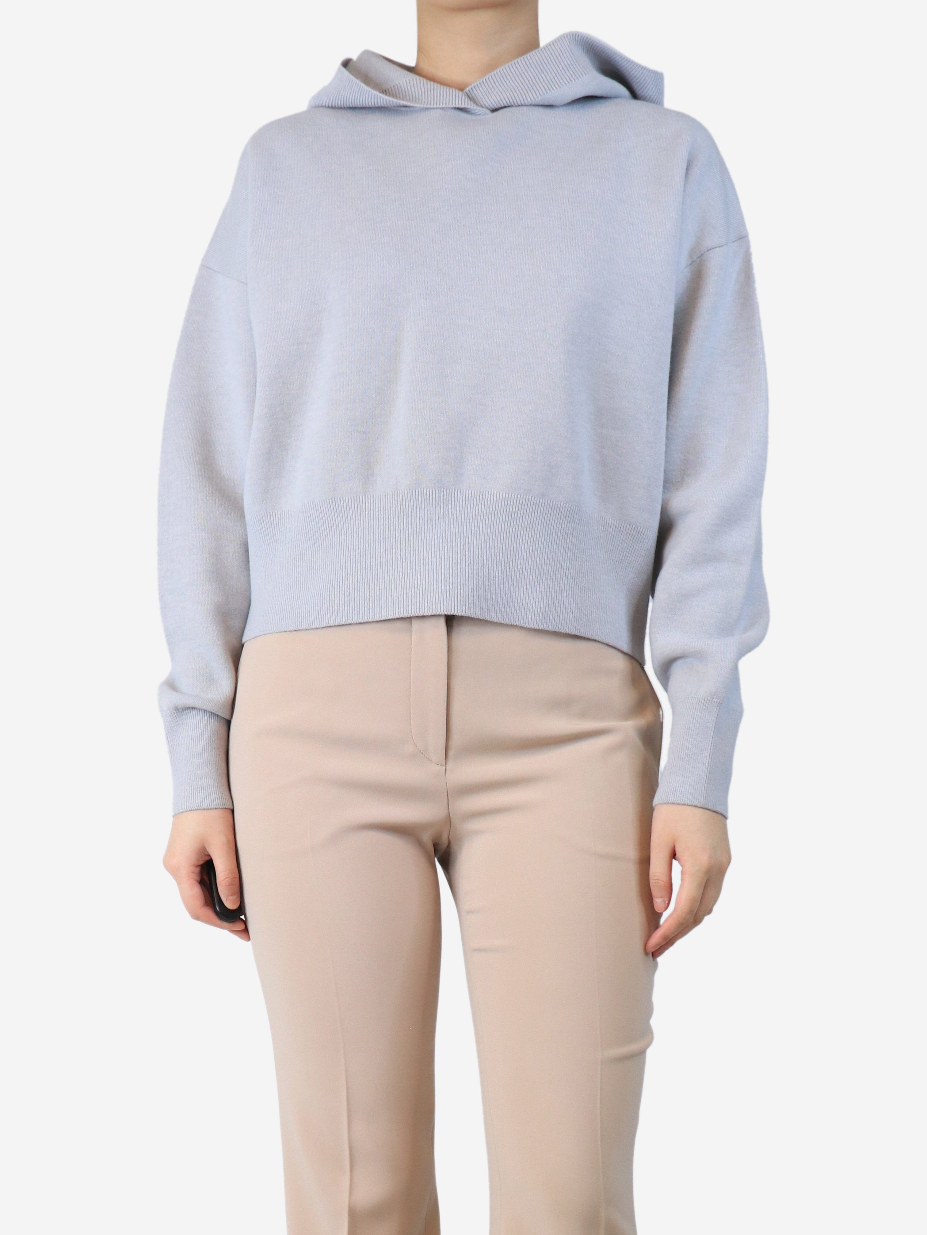Grey wool hooded sweatshirt - size S Tops Canada Goose 