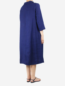 Casey Casey Blue pocket midi shirt dress - size M