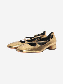 Gold heeled pumps - size EU 40 Heels A.Bocca 