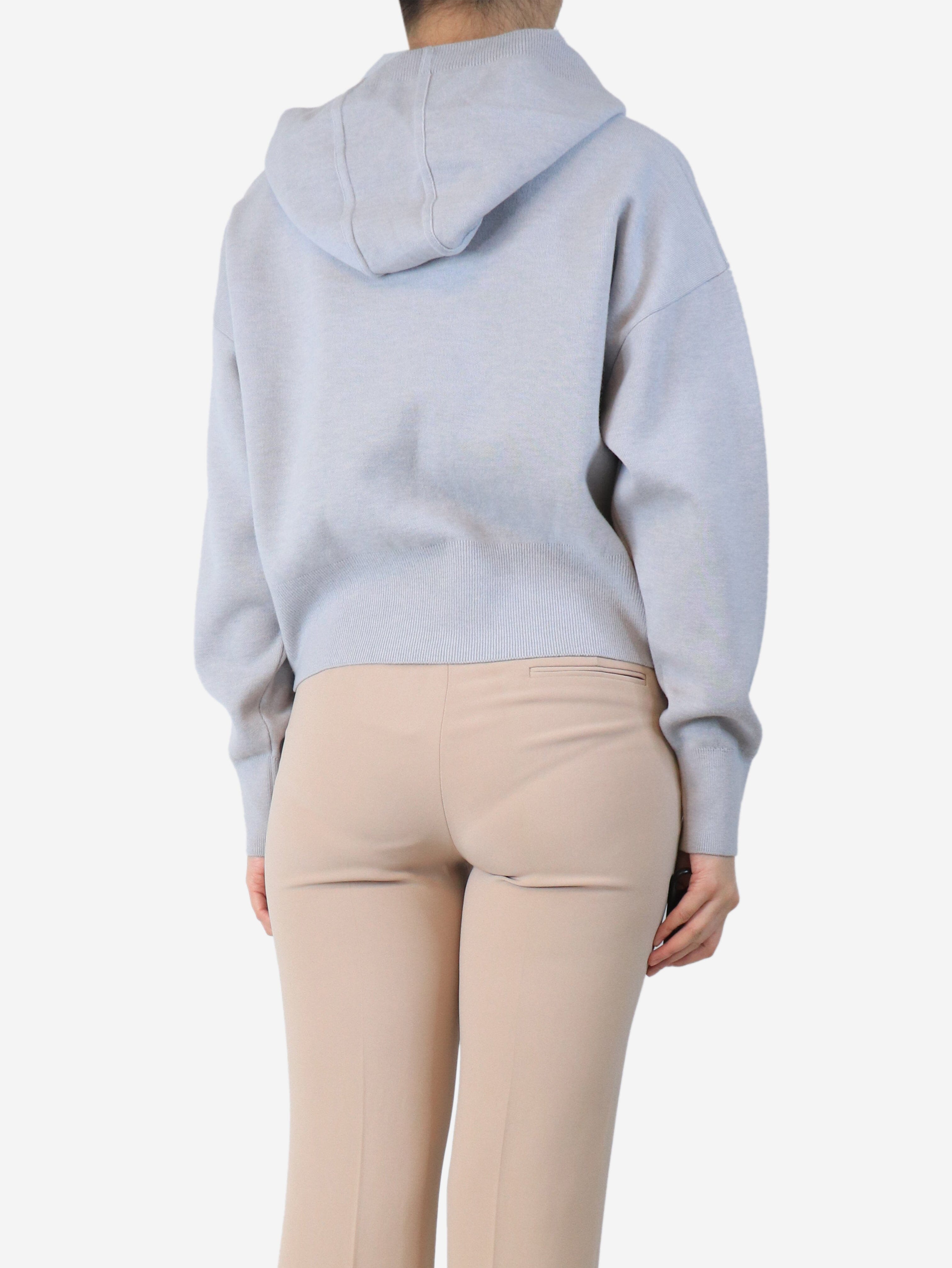 Grey wool hooded sweatshirt - size S Tops Canada Goose 