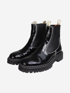 Proenza Schouler Black Chelsea boots - size EU 42