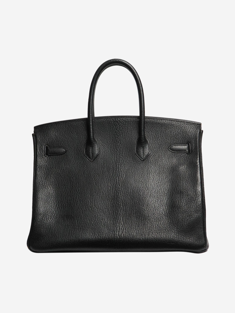 Noir vintage 1999 Birkin 35 bag Top Handle Bags Hermes 