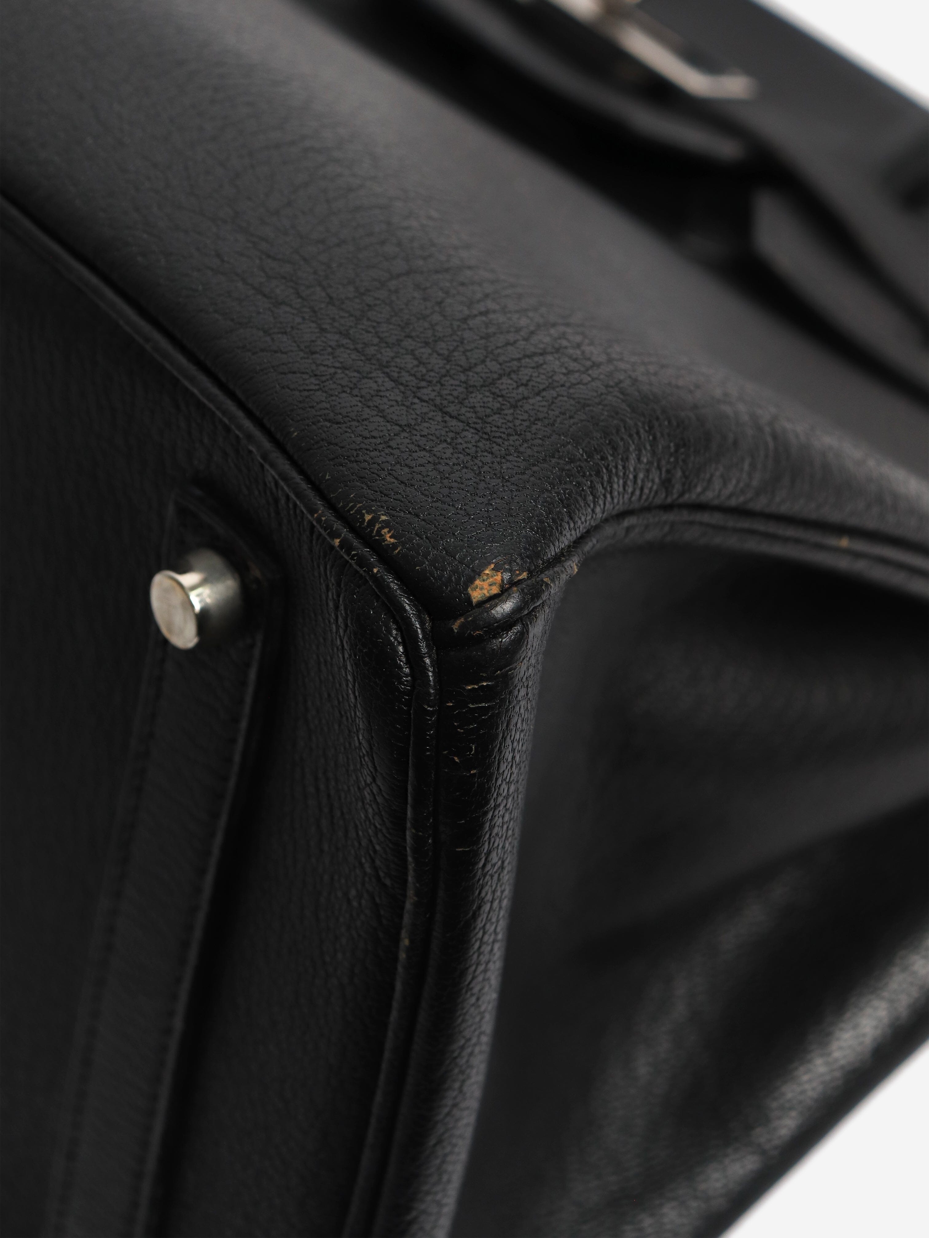 Noir vintage 1999 Birkin 35 bag Top Handle Bags Hermes 