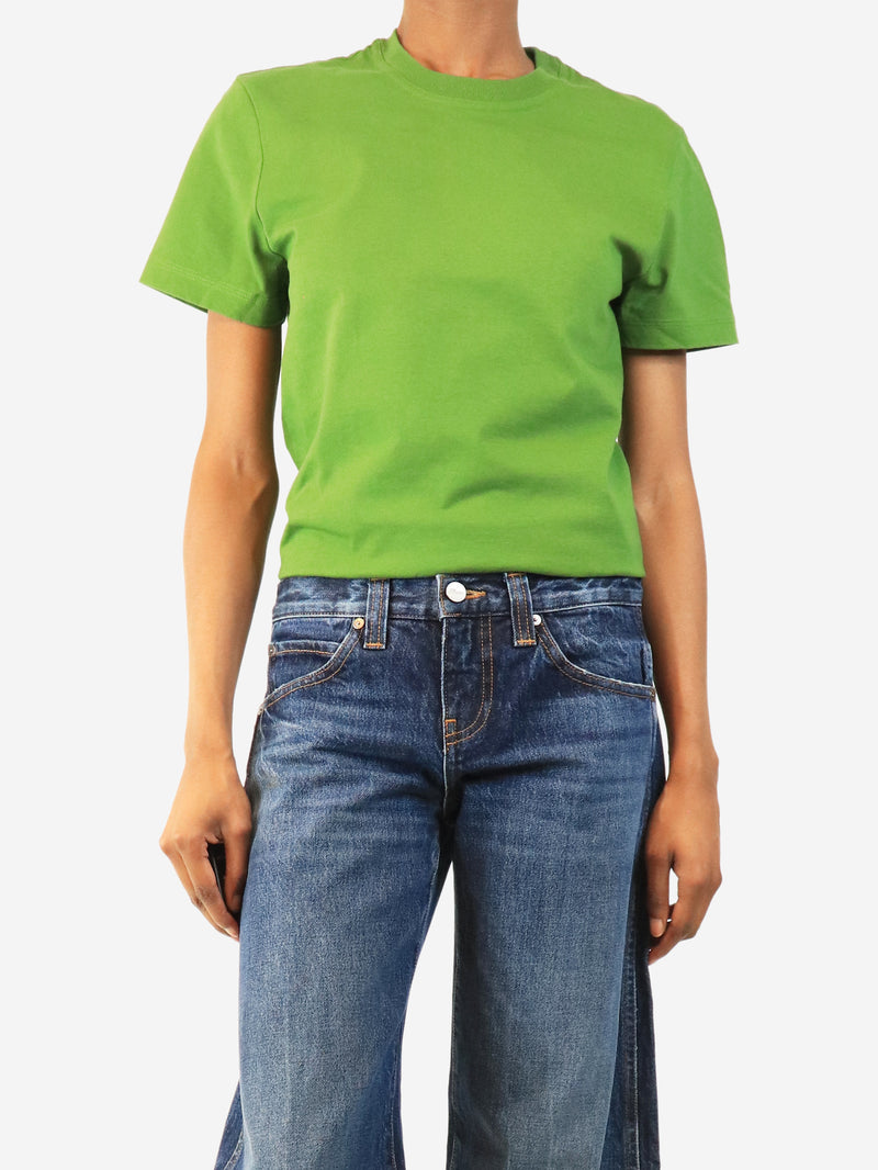 Green boxy fit T-shirt - size S
