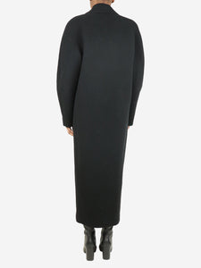 Alaia Black wool long coat - size UK 6