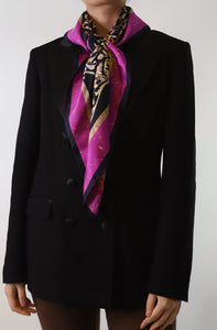 Hermes Multicolour floral silk scarf