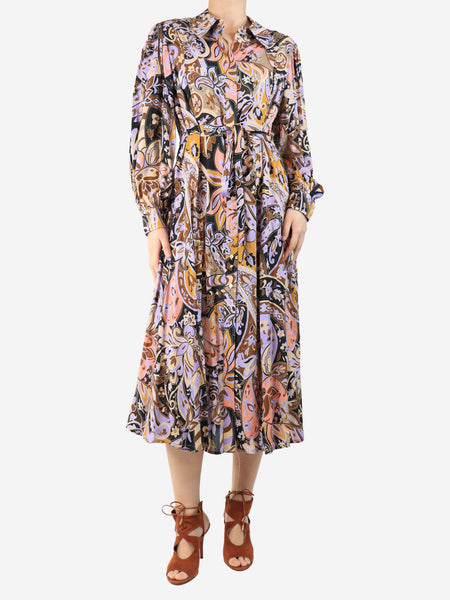 Multicolour Georgina printed shirt dress - size L product image