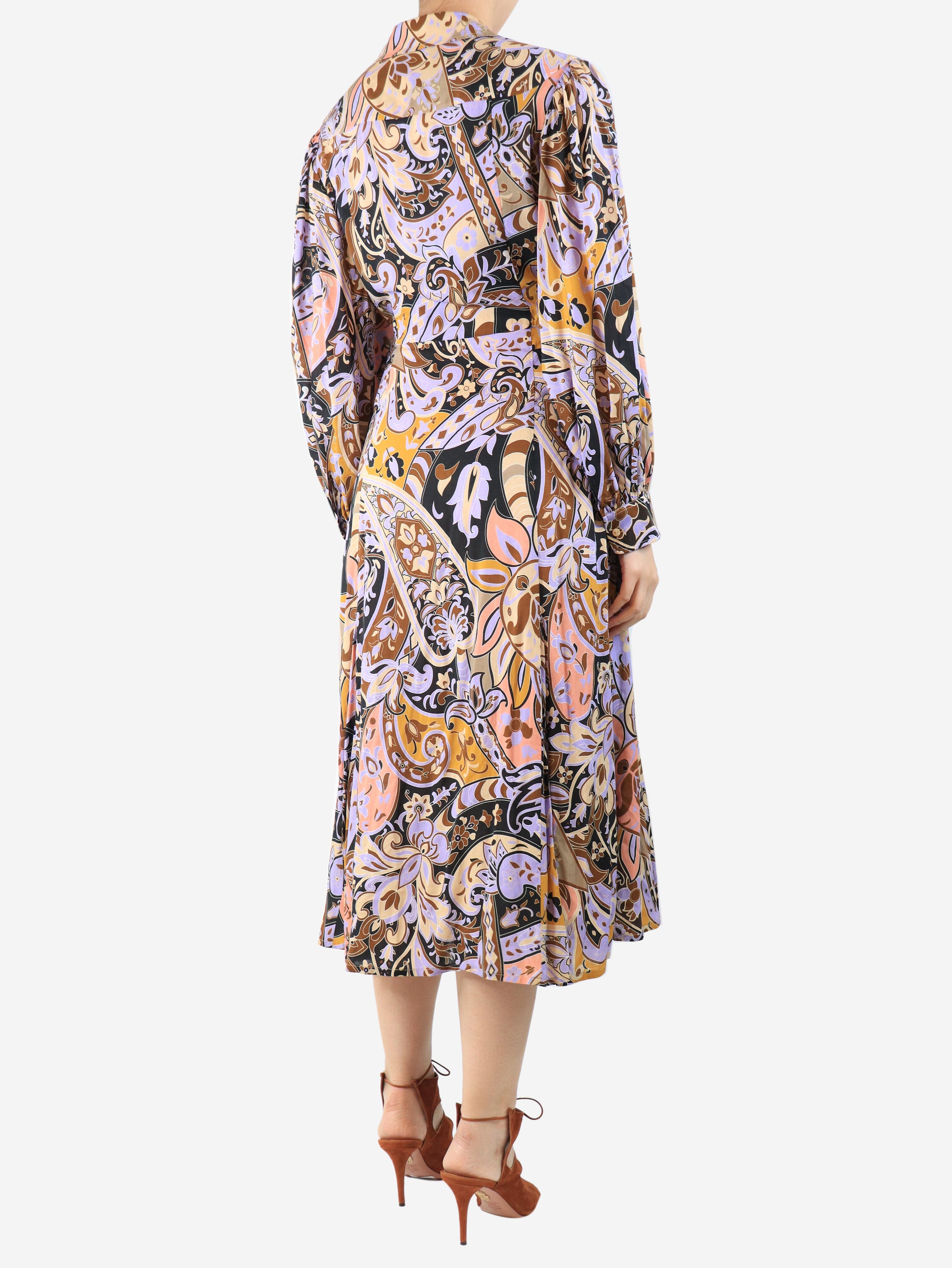 Multicolour Georgina printed shirt dress - size L Dresses Rixo 