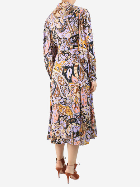Multicolour Georgina printed shirt dress - size L alternate image